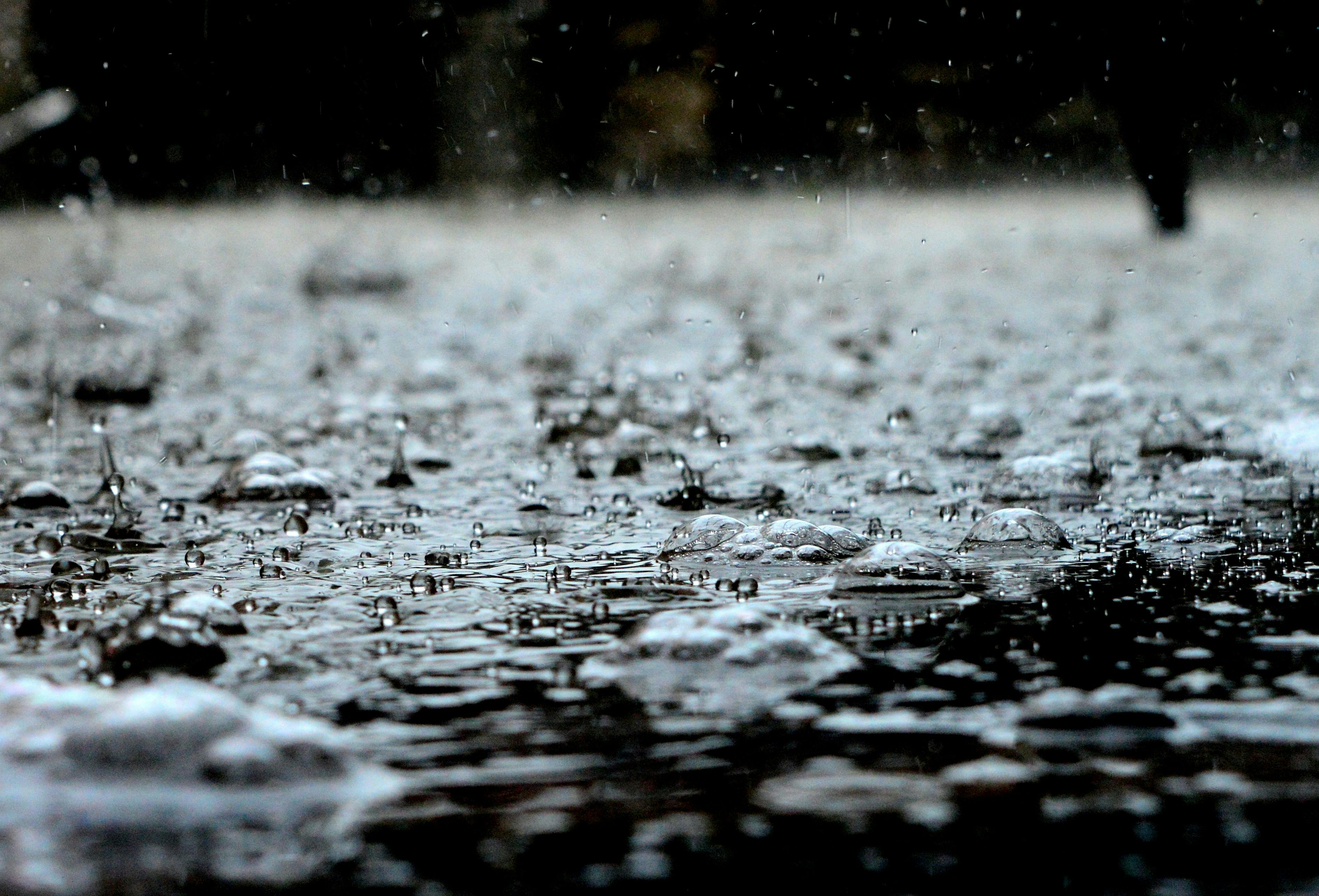 Rain on roof soundscape