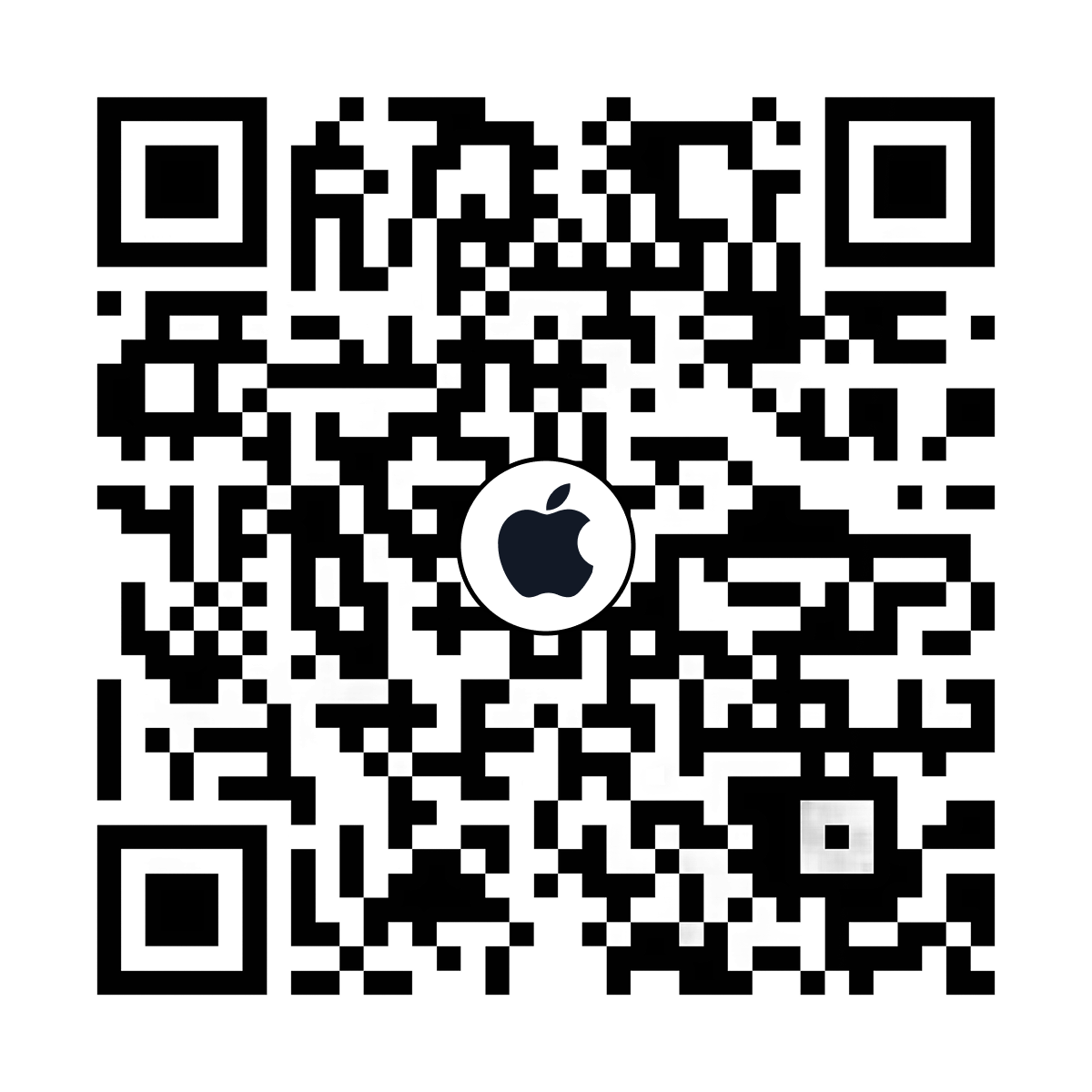 QR-Code zum Laden der Tinnitus Relief App im App Store